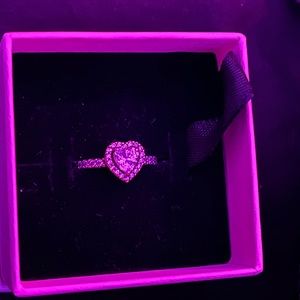 Pandora Elevated Heart Ring